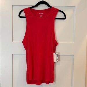 Splits59 Toni Jersey Tank Top Poppy Red Size L